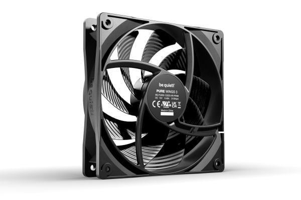 be quiet! Pure Wings 3 - High Speed - kabinettvifte - 120 mm - svart
