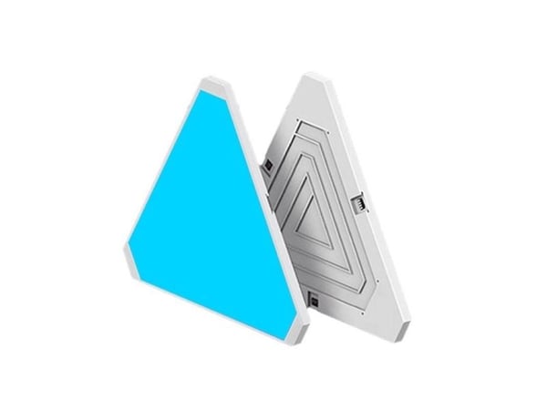 Yeelight Smart - Lyspanelsett - LED x 9 - total: 18 W - RGB-lys - trekant