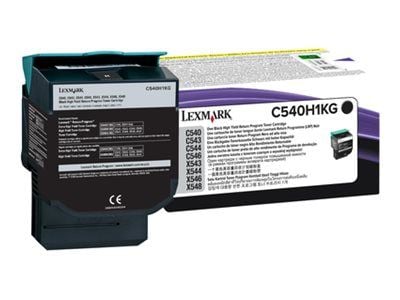 Lexmark C540H1KG, 2500 sivua, Musta, 1 kpl