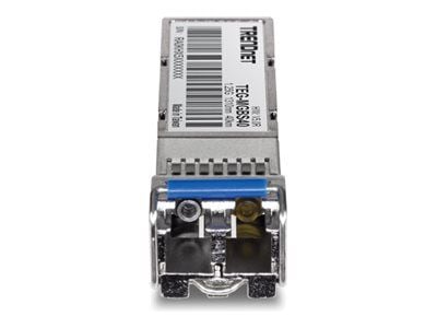 TRENDnet TEG MGBS40 - SFP (mini-GBIC) transceivermodul - 1GbE - 1000Base-LX - LC-enkeltmodus - opp til 40 km - 1310 nm - TAA-samsvar