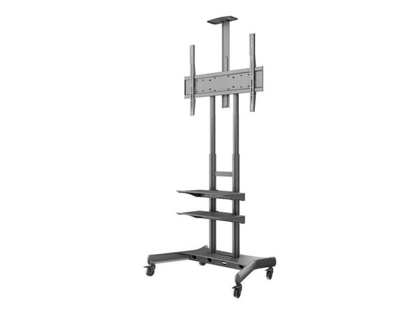 Multibrackets M Public Floorstand Basic 180 Plus - Vagn - för videokonferenssystem - svart - skärmstorlek: 55"-80"