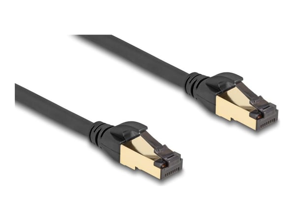 Delock - Koblingskabel - RJ-45 (hann) til RJ-45 (hann) - 50 cm - S/FTP - svart