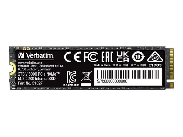 Verbatim Vi5000, 2 TB, M.2, 5000 MB/s