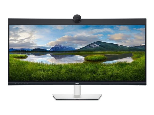 Dell P3424WEB - LED-skjerm - kurvet - 34" - 3440 x 1440 UWQHD @ 60 Hz - IPS - 300 cd/m² - 1000:1 - 5 ms - HDMI, DisplayPort, USB-C - høyttalere - m...