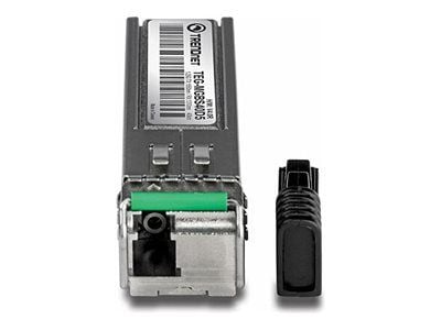 TRENDnet TEG MGBS40D5 - SFP-sändar/mottagarmodul (mini-GBIC) - 1GbE - 1000Base-LX - LC - upp till 40 km - 1550 (TX) / 1310 (RX) nm - TAA-kompatibel
