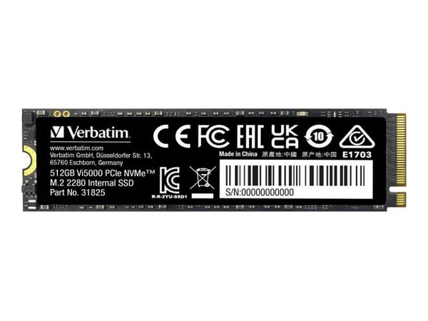 Verbatim Vi5000, 512 GB, M.2, 5000 MB/s
