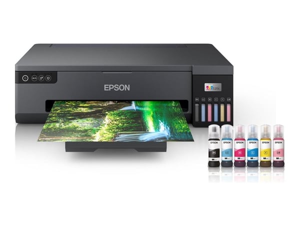 Epson EcoTank ET-18100 - Skriver - farge - ink-jet - påfyllbar - A3 - 5760 x 1440 dpi - opp til 8 spm (mono) / inntil 8 spm (farge) - kapasitet: 80...