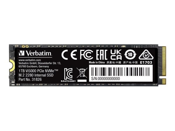 Verbatim Vi5000, 1 TB, M.2, 5000 MB/s