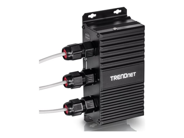 TRENDnet TI-EU120 - Nätverk/strömförstärkare - 1GbE - 1000Base-T, 100Base-TX, 10Base-T - TAA-kompatibel