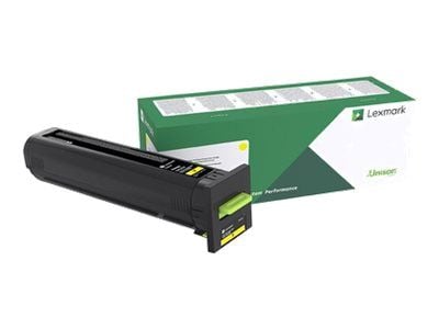 Lexmark - Gul - original - tonerpatron LCCP, LRP - for Lexmark CS820, CX820, CX825, CX860
