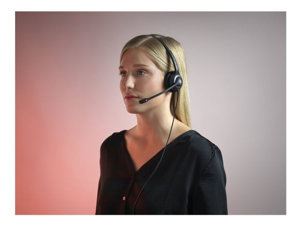 EPOS IMPACT SC 230 - 200 Series - hodesett - on-ear - kablet - Easy Disconnect - svart, sølv, svart med sølv