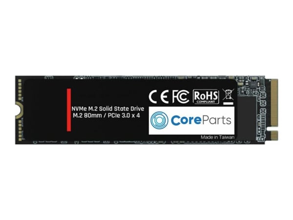 CoreParts - SSD - 1 TB - 3D NAND, TLC, 2044/1800 Read/Write (MB/S), Bulk Packaging (plastic bag) - intern - M.2 2280 - PCIe 3.0 x4 (NVMe)