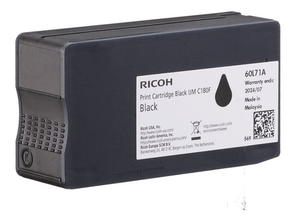 Ricoh 408517, 2000 sivua, musta, 1 kpl