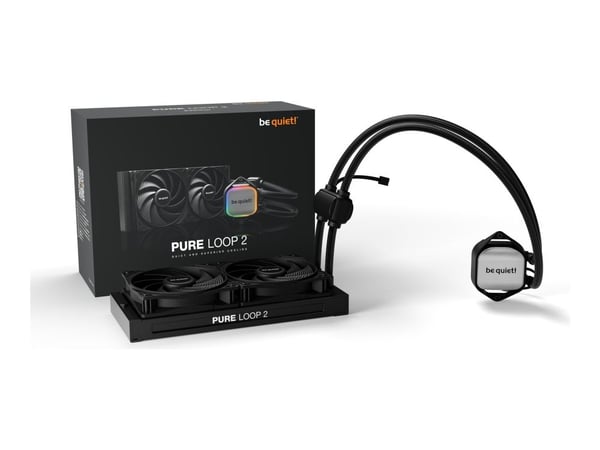 be quiet! Pure Loop 2 Processors nestejäähdytysjärjestelmä 1-pack Musta 120 mm Musta 120 mm