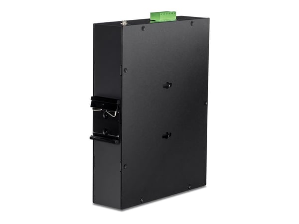 TRENDnet TI-PGM102 - Switch - industriell - 8 x 10/100/1000 (PoE+) + 2 x Gigabit SFP - DIN-skinnemonterbar, veggmonterbar - PoE+ (240 W) - TAA-samsvar