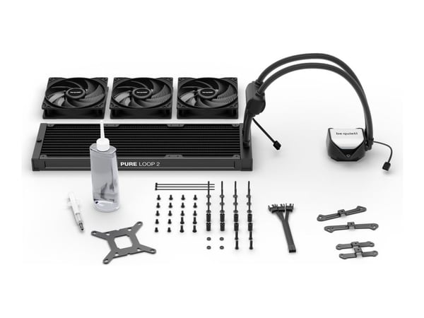 be quiet Pure Loop 2 | 360mm prosessori All-in-one nestejäähdytin 12 cm Musta 1 kpl