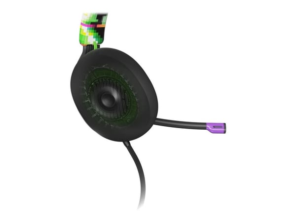 Skullcandy SLYR PRO - Hodesett - full størrelse - kablet - 3,5 mm jakk - lydisolerende - black digi hype