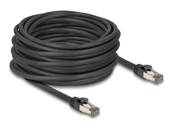 DeLOCK 80245, 15 m, Cat6a, U/FTP (STP), RJ-45, RJ-45