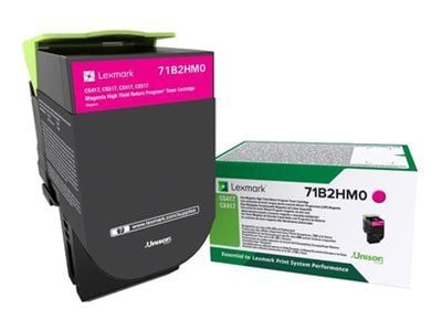 Lexmark 71B2HM0, 3500 sivua, Magenta, 1 kpl