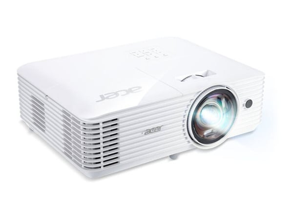 Acer S1286H - DLP-projektor - portabel - 3D - 3500 lumen - XGA (1024 x 768) - 4:3 - kortkast fast linse