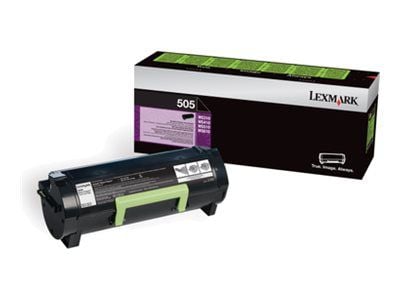 Lexmark 502, 1500 sivua, Musta, 1 kpl