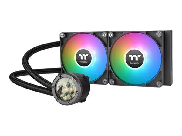 Thermaltake TH240 V2 Ultra ARGB Sync - Væskekjølesystem for prosessor - Radiatorstørrelse: 240 mm - (for: LGA1156, AM2, AM2+, AM3, LGA1155, AM3+, L...