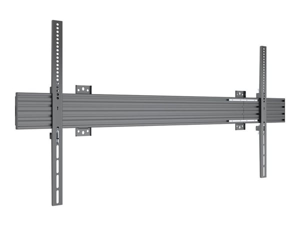 Multibrackets M Wallmount Pro MBW1U Fixed - Monteringssats (2 väggplattor, 2 fasta armar, 2 skenor, ändlock för skenor, förlängning för skena) - fö...