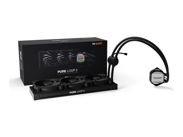 be quiet Pure Loop 2 | 360mm prosessori All-in-one nestejäähdytin 12 cm Musta 1 kpl