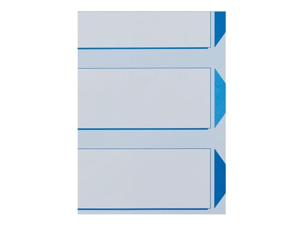 Faneblade Esselte A4 Maxi plast 5-delt 15266 - (20 stk.)