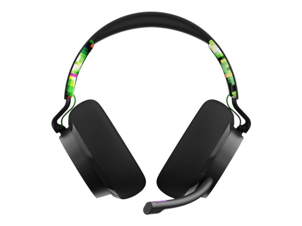Skullcandy SLYR PRO - Hodesett - full størrelse - kablet - 3,5 mm jakk - lydisolerende - black digi hype
