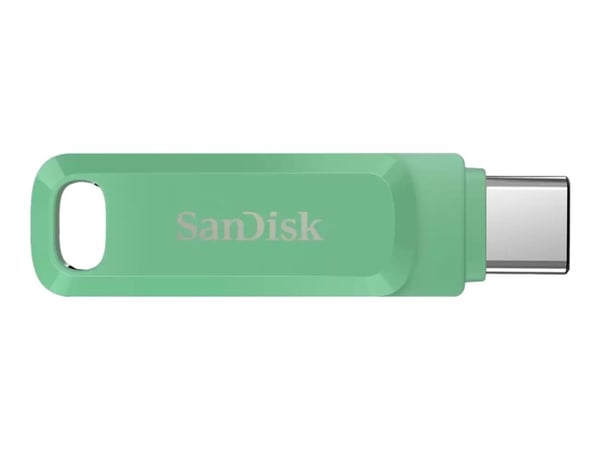 SanDisk Ultra Dual Drive Go - USB-flashstasjon - 128 GB - USB 3.2 Gen 1 / USB-C - absintgrønn