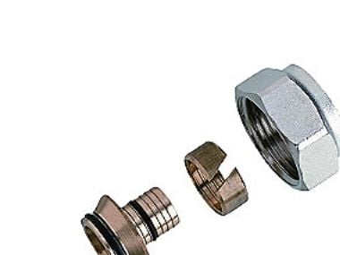 Klämringskoppling 3/4" x 15 mm Pex