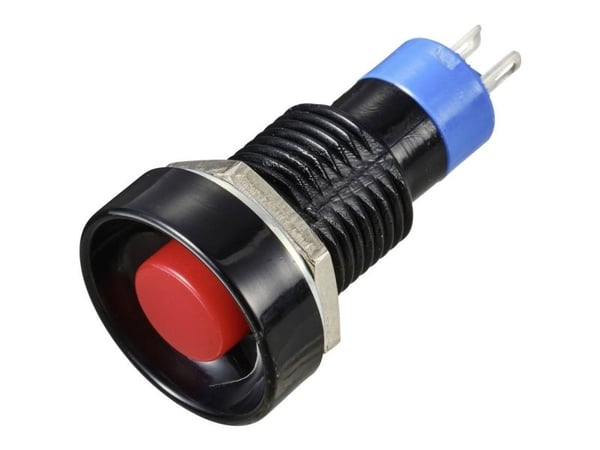 Miyama DS-263 Red Painekytkin 25 V/DC 3 A 1 x Off/(On) Painike 1 kpl