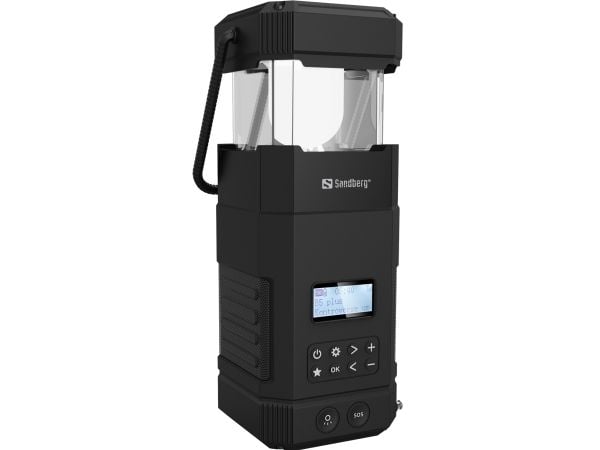 Sandberg Survivor Lantern - Strømbank - 10000 mAh - 37 Wh - 2 A (USB)