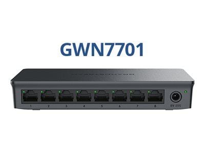 Grandstream GWN7700 Series GWN7701 - Switch - ikke-styrt - 8 x 10/100/1000
