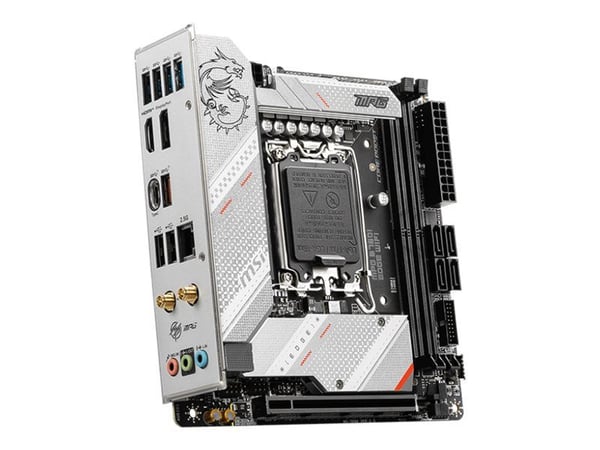 MSI MPG B760I EDGE WIFI, Intel, LGA 1700, Intel® Celeron®, Intel® Pentium® Gold, LGA 1700, DDR5-SDRAM, 96 GB