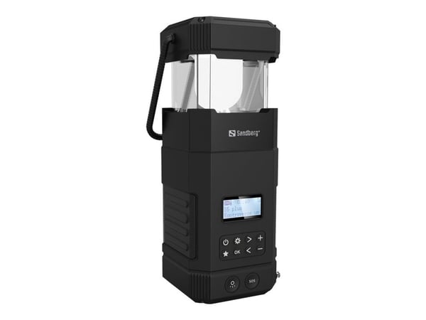 Sandberg Survivor Lantern - Strømbank - 10000 mAh - 37 Wh - 2 A (USB)