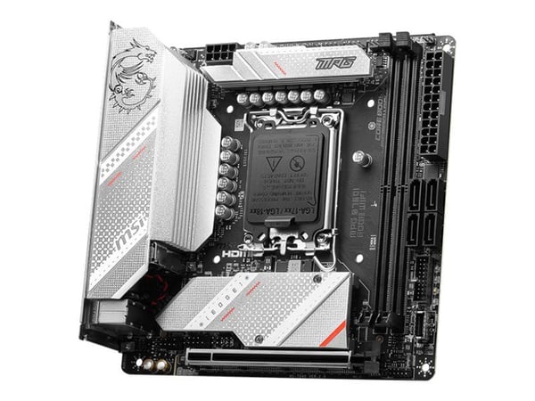 MSI MPG B760I EDGE WIFI, Intel, LGA 1700, Intel® Celeron®, Intel® Pentium® Gold, LGA 1700, DDR5-SDRAM, 96 GB