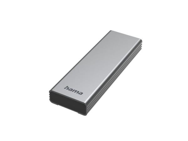 Hama 00200764, SSD-kabinett, M.2, M.2, 10 Gbit/s, USB-tilkobling, Grå