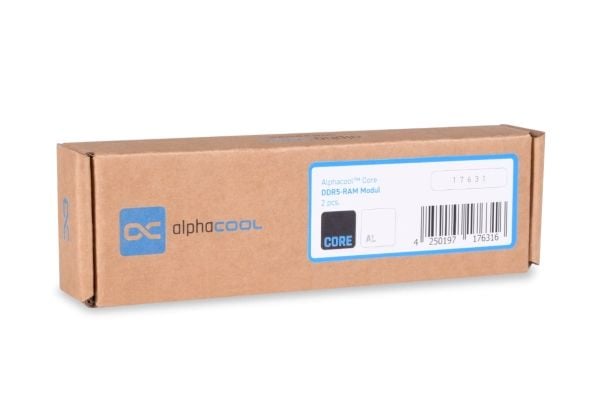 Alphacool Core DDR5 RAM-moduuli, 2 kpl - musta