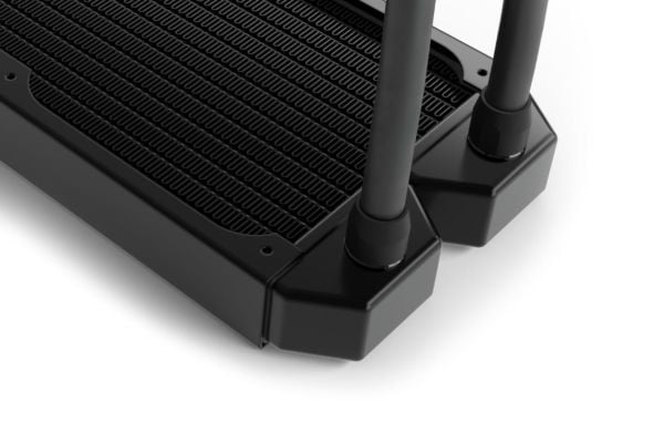 Alphacool 14488, Vannblokk, Akryl, Messing, Nylon, Sort, Gjennomsiktig, 4-pin, 1/4", 12 cm