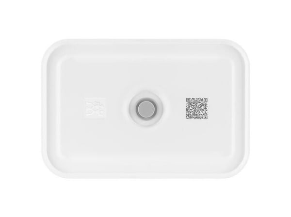 ZWILLING FRESH & SAVE, Lunch container, Adult, Grey, White, Plastic, Silicone, Rectangular, 1 L