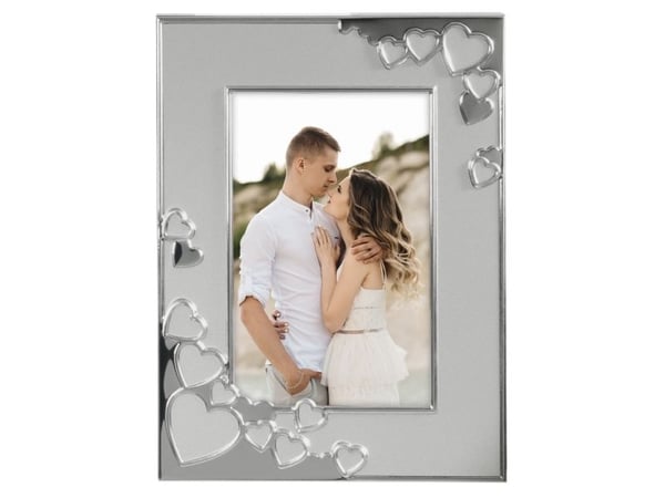 Hama Valentine, Aluminium, Sølv, Enkel bilderamme, Matte, Bord, 13 x 18 cm