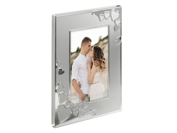 Hama Valentine, Aluminium, Sølv, Enkel bilderamme, Matte, Bord, 13 x 18 cm
