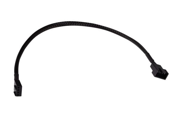 Alphacool tuuletinkaapeli 4-nastainen 4-nastaiseen jatkojohtoon 30cm - musta