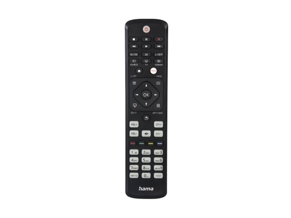 Hama 00221063, TV, IR Kabelfri, Trykknapper, Svart