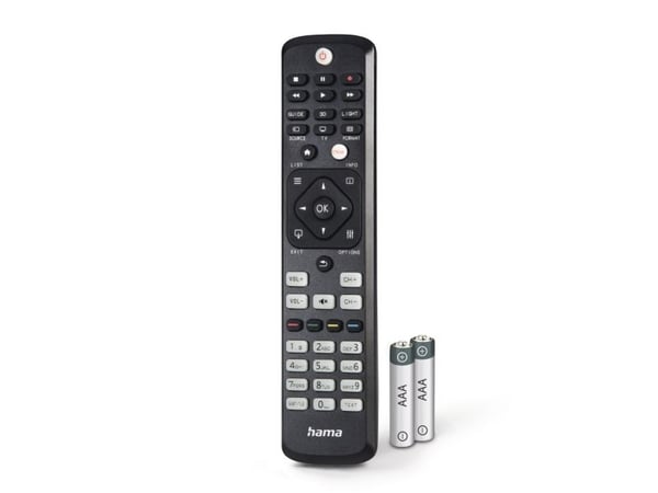 Hama 00221063, TV, IR Kabelfri, Trykknapper, Svart