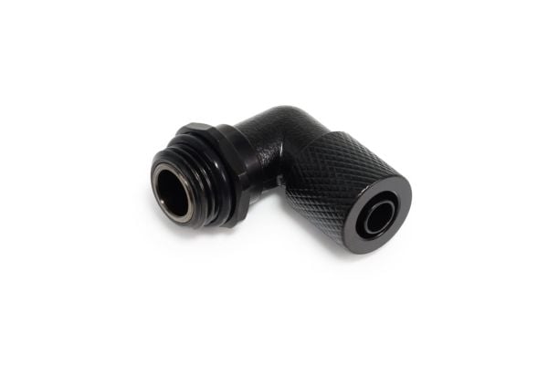 Alphacool ES 8/5mm 90° skrumunnstykke - rett - svart (17644)