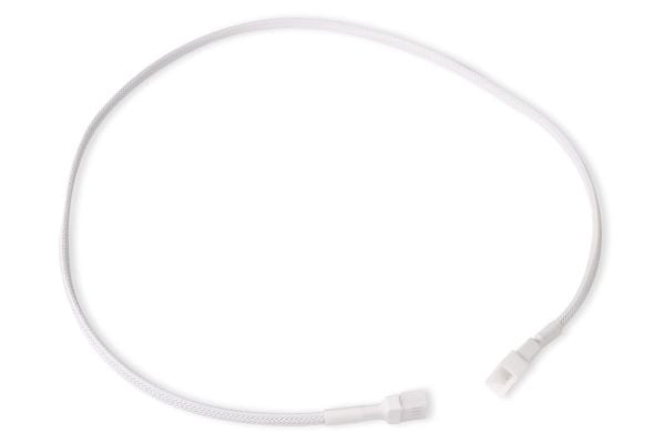 Alphacool viftekabel 4-pins til 4-pinners forlengelse 60cm - hvit