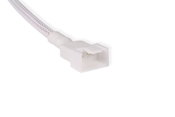 Alphacool viftekabel 4-pins til 4-pinners forlengelse 60cm - hvit
